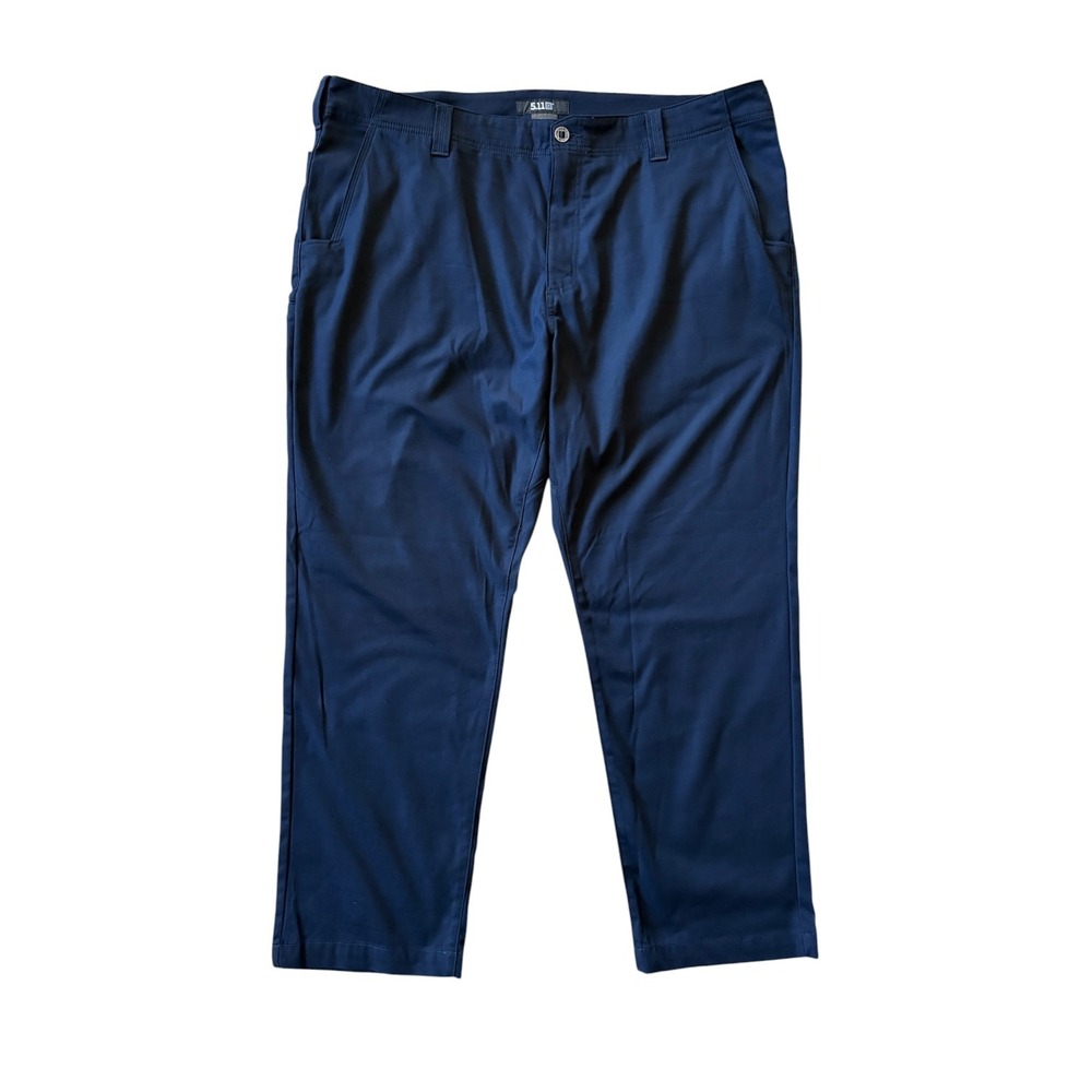 5.11 Tactical Mens Navy Blue Utility Work Pants 42x30 Straight Leg Duty Trousers
